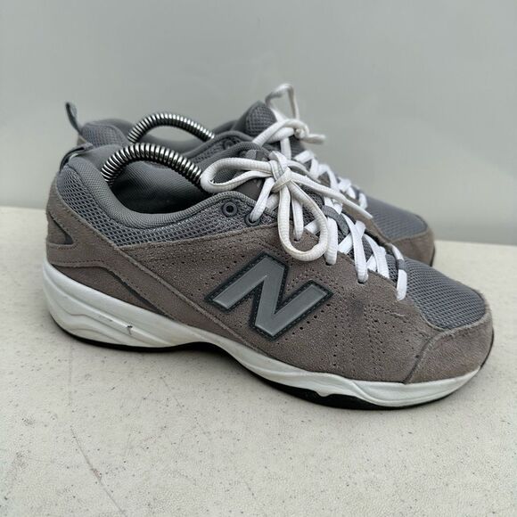 Mens Size 5 M New Balance Gray Suede 624v2 KX624GRY Trainers Sneakers Shoes - Picture 2 of 7